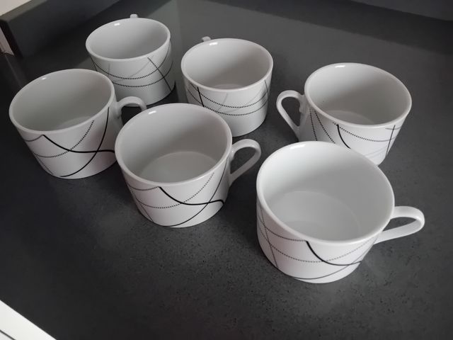 Juego 6 tazas de café
