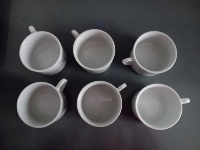 Juego 6 tazas de café