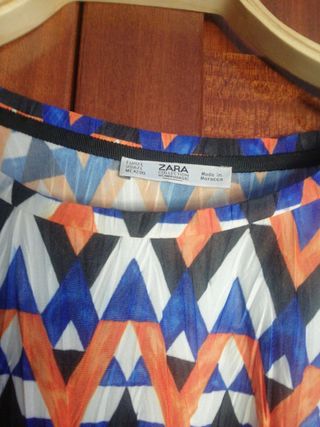 vestido zara rebajado