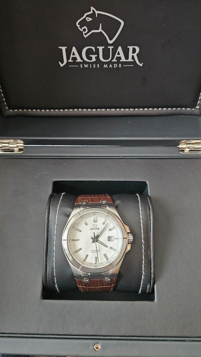 Reloj Jaguar J670 automático lujo nuevo