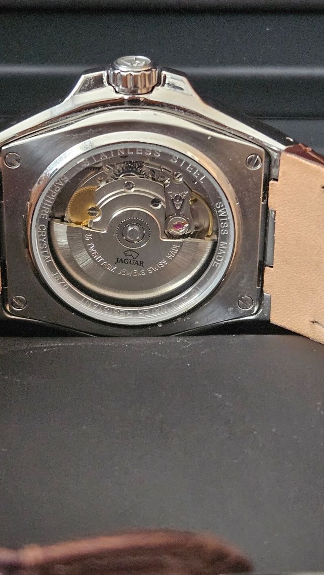Reloj Jaguar J670 automático lujo nuevo