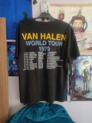 camiseta van halen 1979 tour
