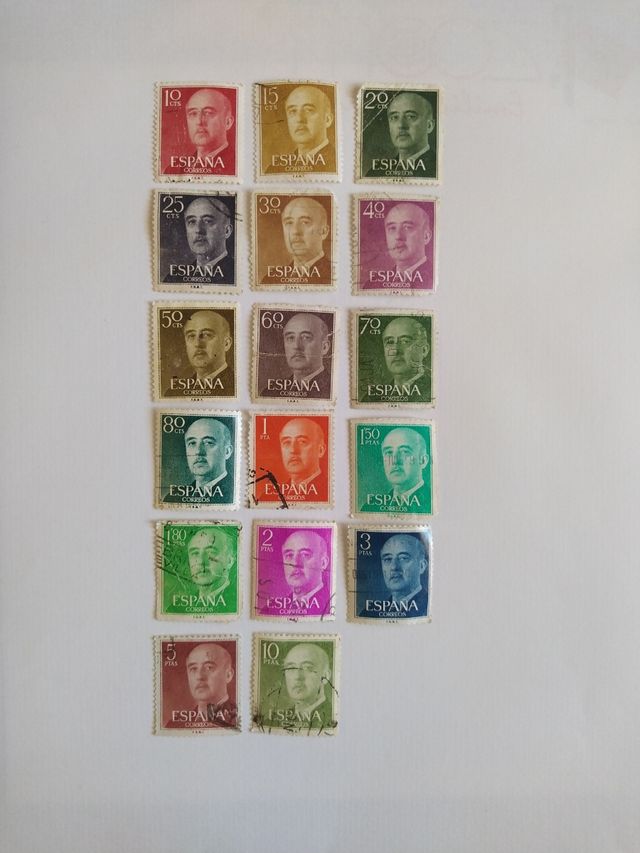 L ~ 51.~ SELLOS DE ESPAÑA (17). FRANCO.