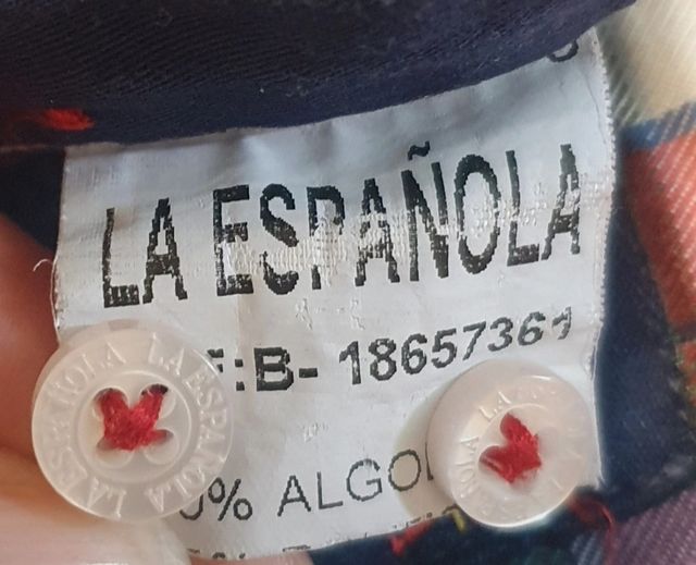 Camisa de cuadros La Española L