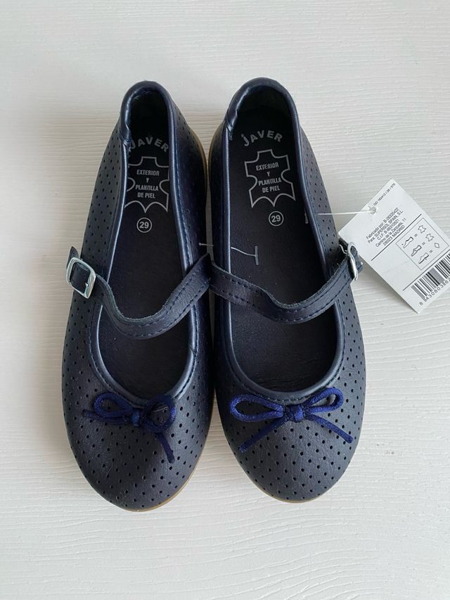 Zapatos niña.PIEL.T29.Hechos en España