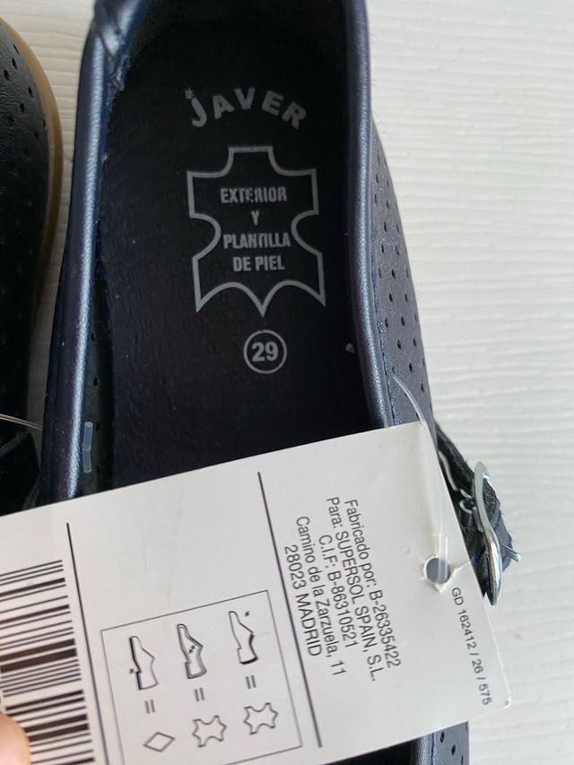 Zapatos niña.PIEL.T29.Hechos en España