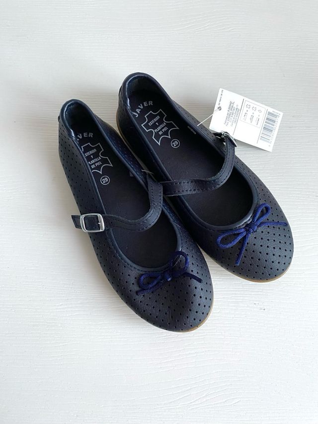 Zapatos niña.PIEL.T29.Hechos en España