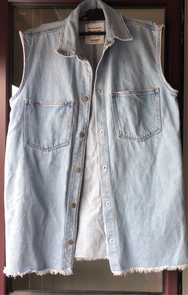 Chaleco vaquero oversize