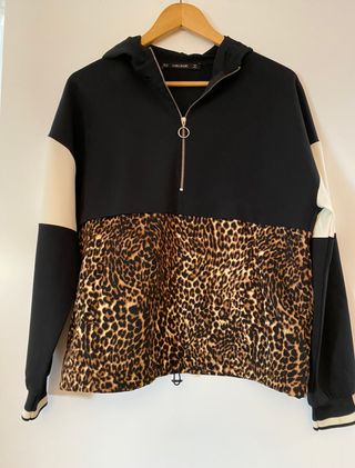 Sudadera Oversize Animal Print