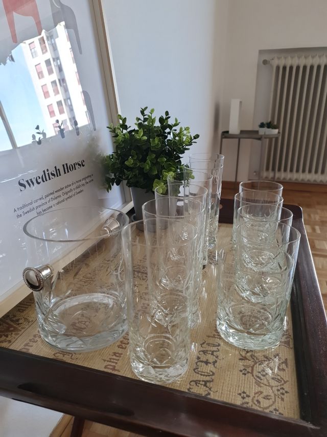 Cristalería tallada primera calidad