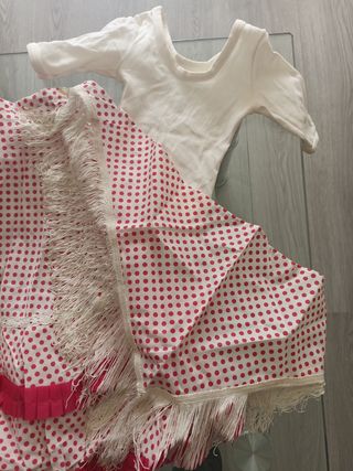 Traje flamenca niña 3-4 