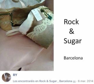 Capazo artesanal piel y cadenas de Rock&Sugar