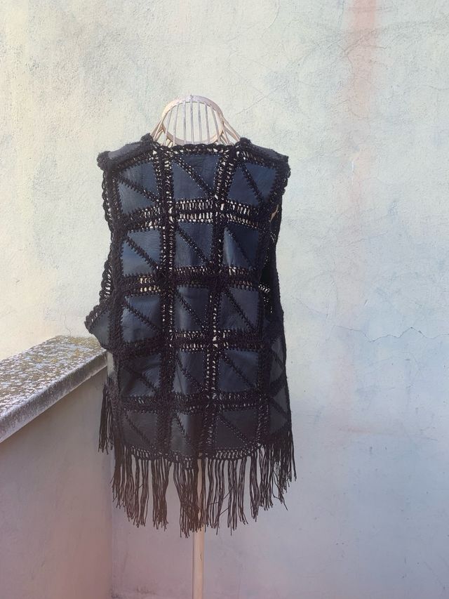 Chaleco negro mujer Talla única