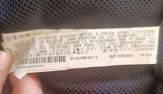 Cazadora hombre Zara talla L 