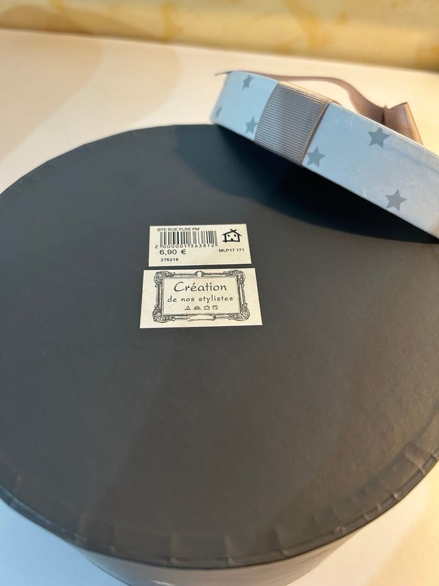 Cajas redondas decoración