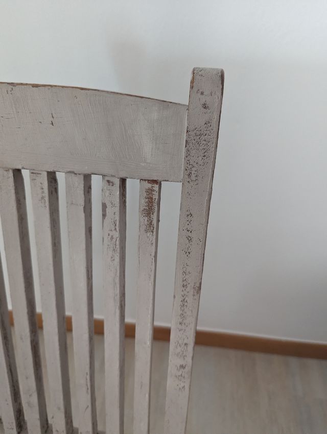 silla plegable envejecida