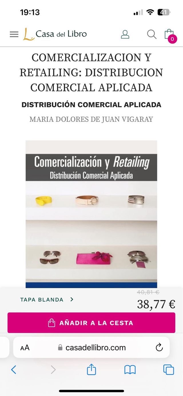 Libro COMERCIALIZACION Y RETAILING