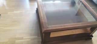 Mesa maciza roble
