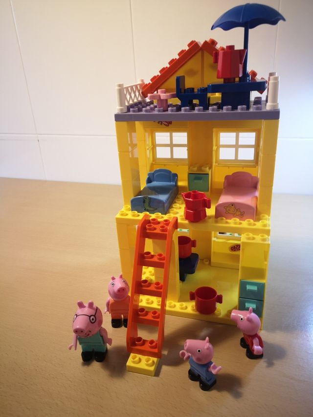Casa Peppa Pig bloques construcción
