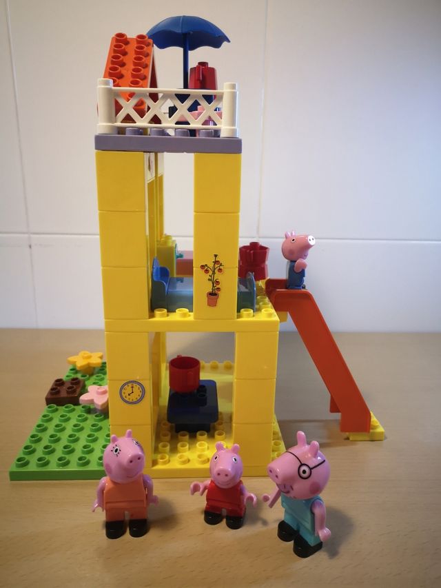 Casa Peppa Pig bloques construcción