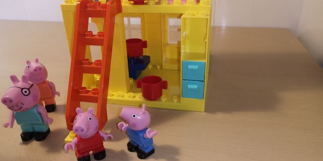 Casa Peppa Pig bloques construcción