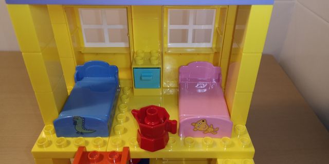 Casa Peppa Pig bloques construcción