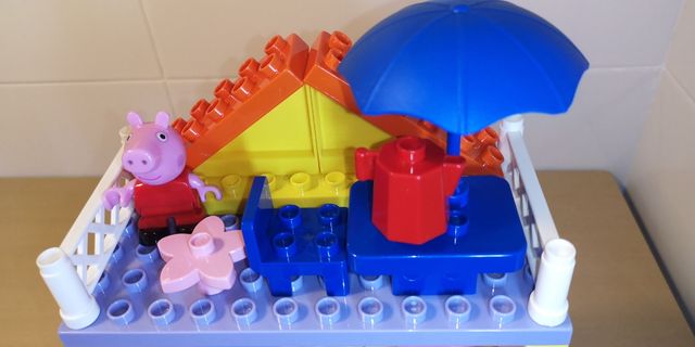 Casa Peppa Pig bloques construcción