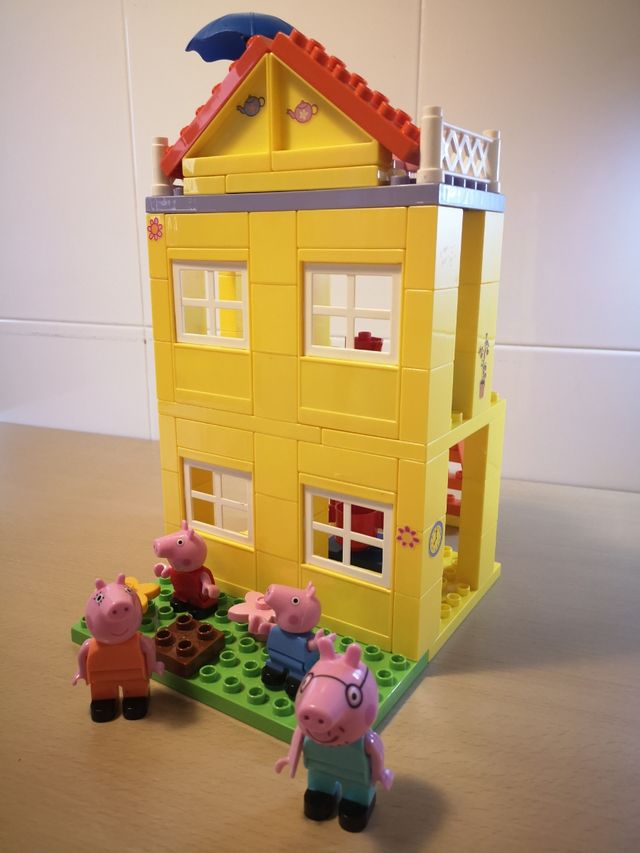 Casa Peppa Pig bloques construcción