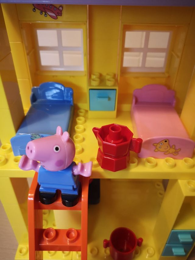 Casa Peppa Pig bloques construcción