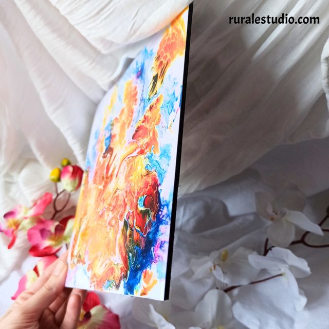 Lote de 2 cuadro decorativos abstractos / Prints