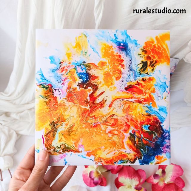 Lote de 2 cuadro decorativos abstractos / Prints