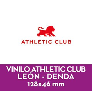 Vinilo Athletic Club León Denda 128x46 mm