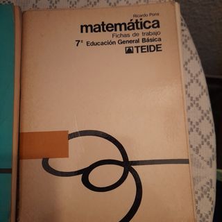 Libros texto matemáticas años 60/70