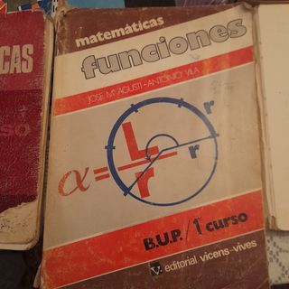 Libros texto matemáticas años 60/70