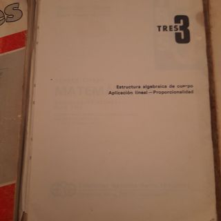 Libros texto matemáticas años 60/70