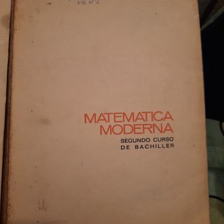 Libros texto matemáticas años 60/70