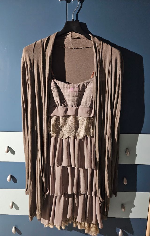 Vestito da cerimonia con cardigan