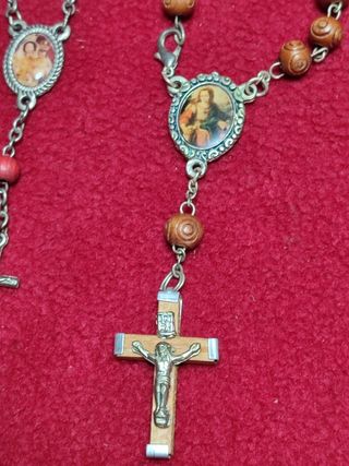 Lote 6 rosarios denarios.