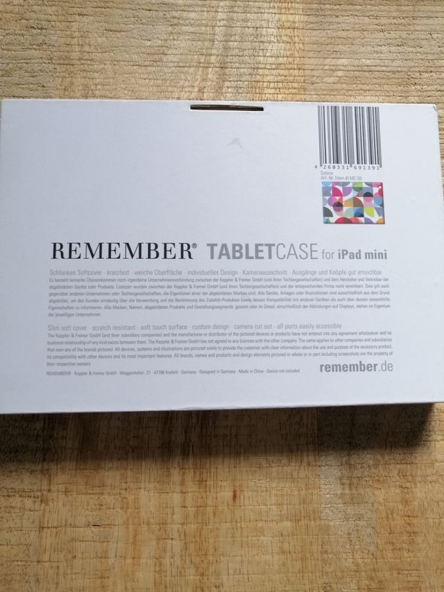 Tablet case Ipad Mini modelo Solena