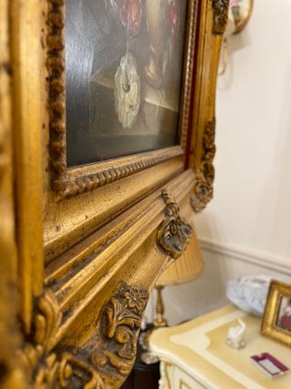 Quadro floreale su un vaso