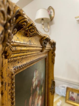 Quadro floreale su un vaso