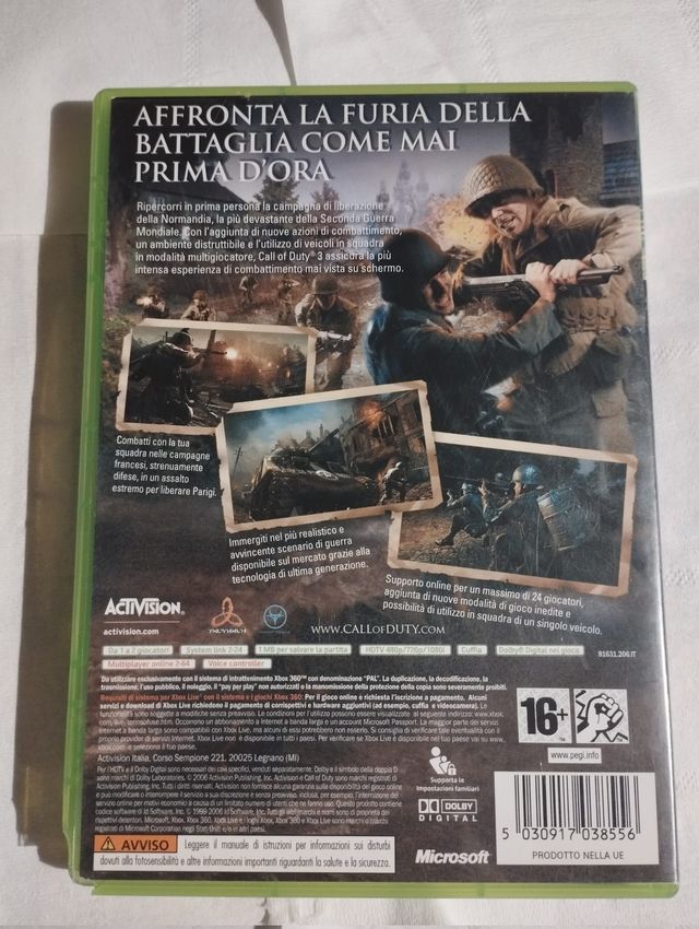 call of duty 3 xbox 360