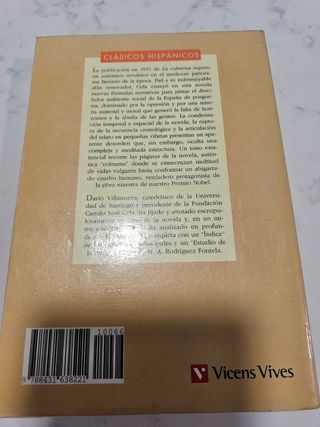 Libro La Colmena Camilo José Cela