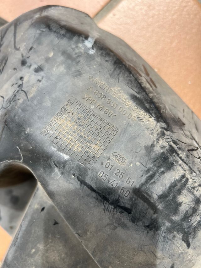 Cappuccio airbox Mercedes Vito w638