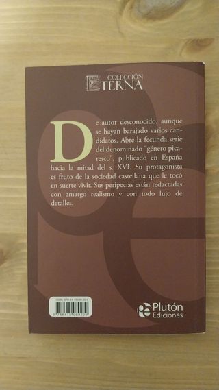 Libro el lazarillo de tormes