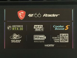 Portatil gaming MSI Raider GE66