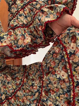 Traje de flamenca canastero