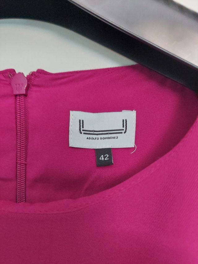 Vestido largo rosa Adolfo Domínguez