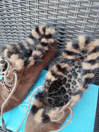 Zapatos de tacón animal print 38