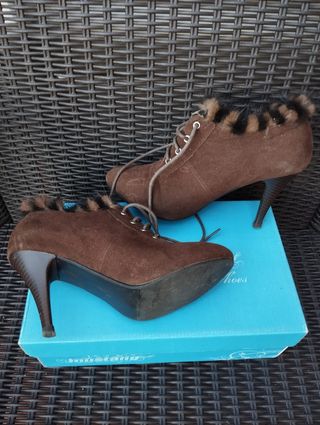 Zapatos de tacón animal print 38